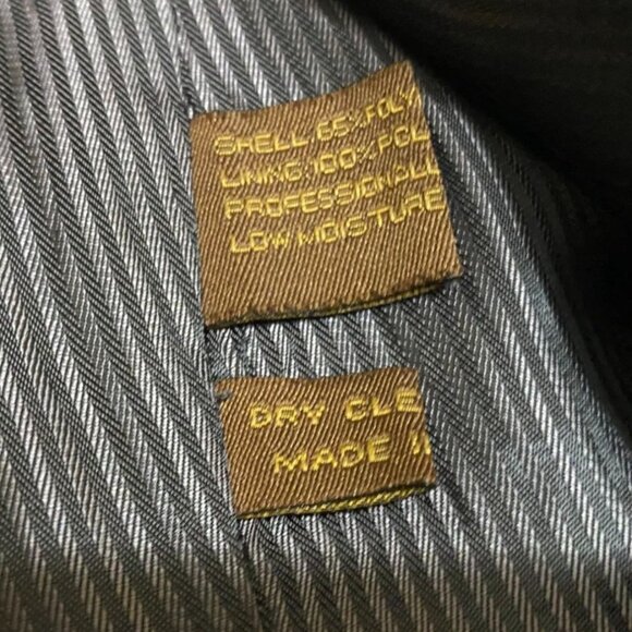 Caravelli Men Blazer Jacket Superior 150s Black Pinstripe Double Breasted Formal - Picture 4 of 14